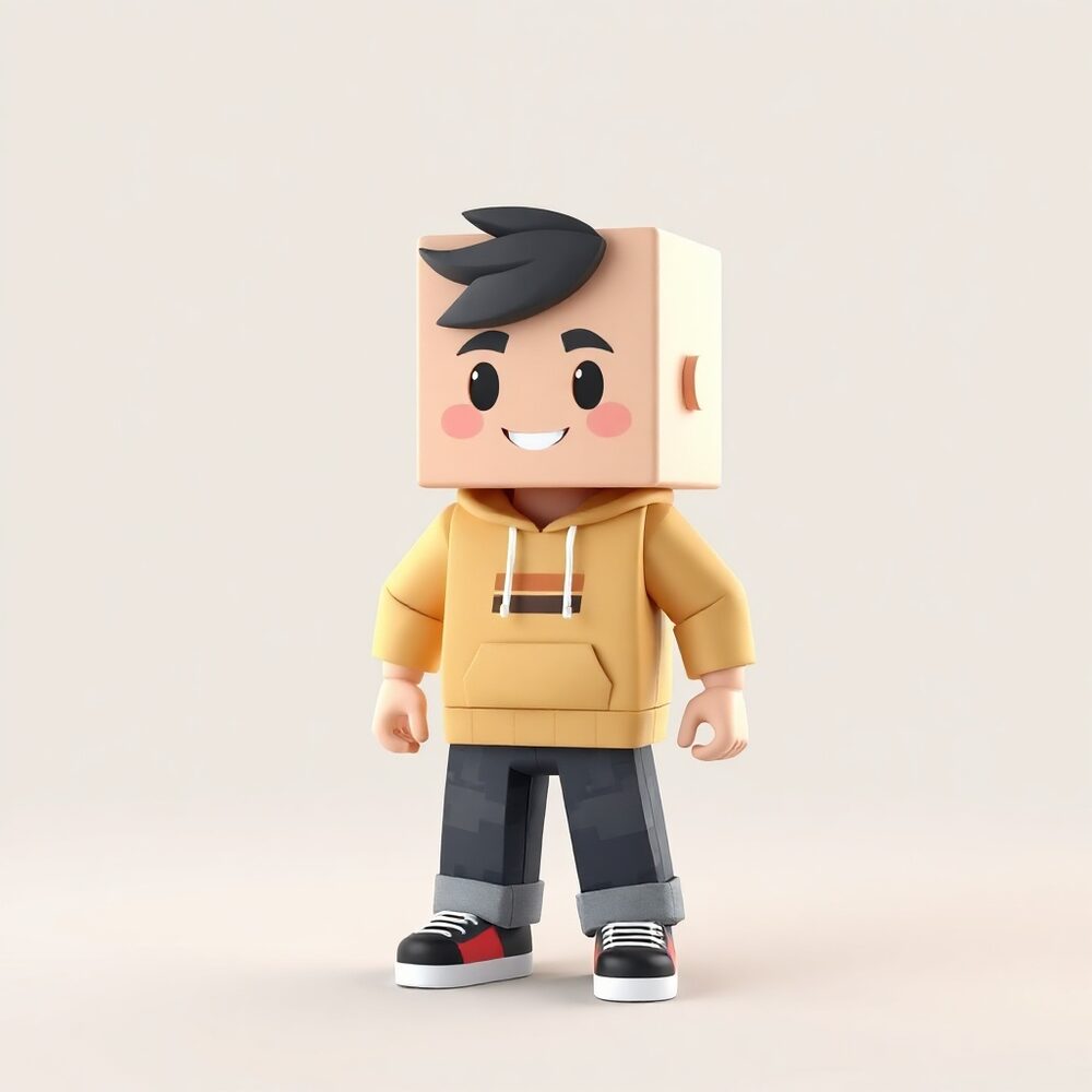 En Roblox-avatar